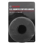 Flexible magnetic strip 25x1.5mmx3m with adhesive